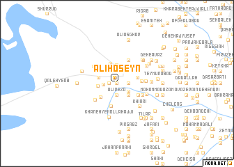 map of ‘Alī Ḩoseyn
