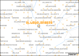 map of Alija de la Ribera