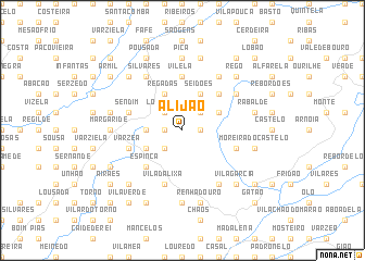 map of Alijão