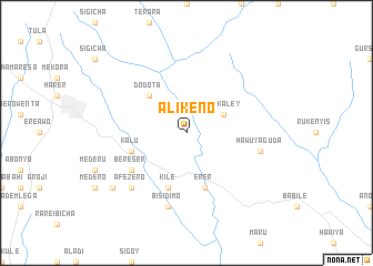 map of Ālī Kʼeno