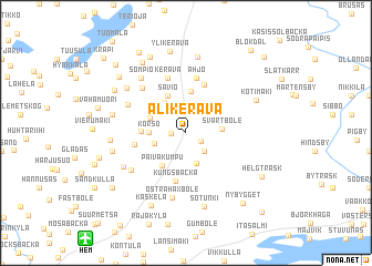 map of Alikerava