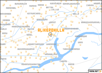 map of Alīke Rohilla