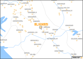 map of ‘Alīkhānī