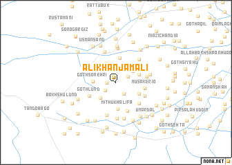 map of Ali Khān Jamāli