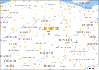 map of Ali Khārak