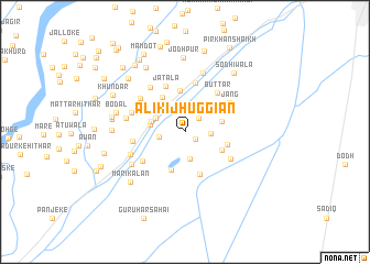 map of Ali ki Jhuggiān