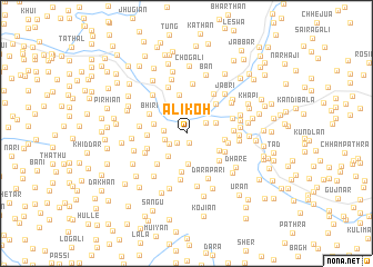 map of Ali Koh