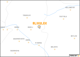 map of Alikülek