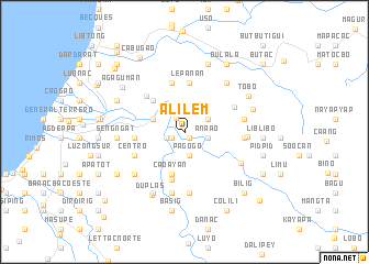 map of Alilem