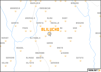 map of Ālī Luchʼo