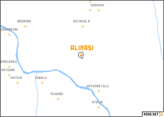 map of Alimasi