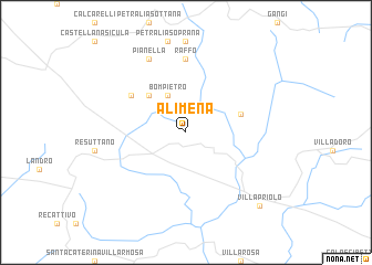 map of Alimena