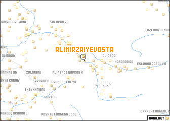 map of ‘Alīmīrzā\