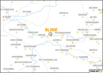 map of ‘Alī Mīr