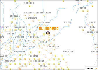 map of Alimoneng