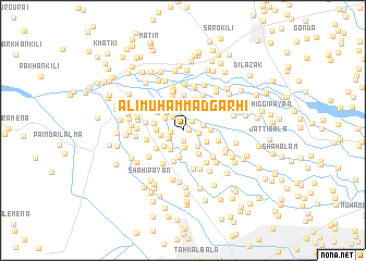 map of Ali Muhammad Garhi