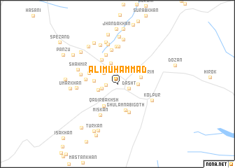 map of Ali Muhammad