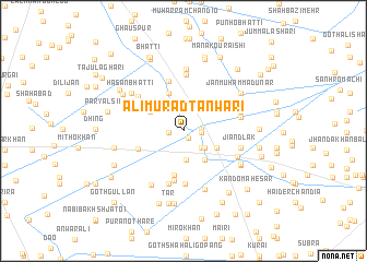 map of Ali Murād Tanwāri