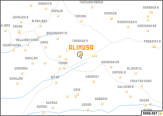 map of ‘Alī Mūsá