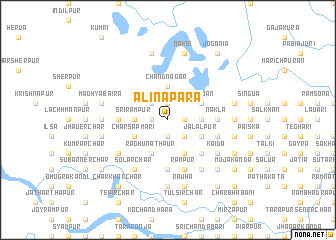 map of Ālināpāra