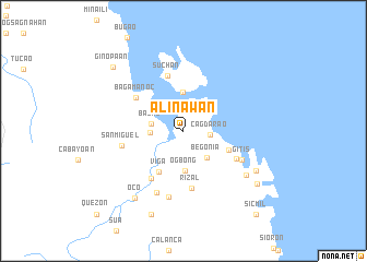 map of Alinawan