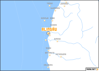 map of Alindau