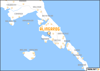 map of Aliñgarog