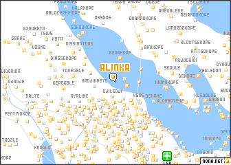 map of Alinka
