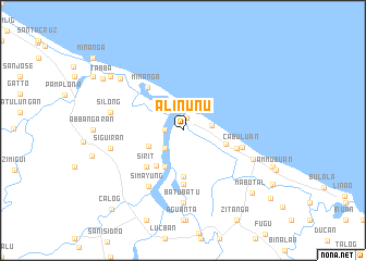 map of Alinunu
