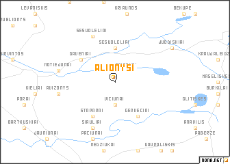 map of Alionys I