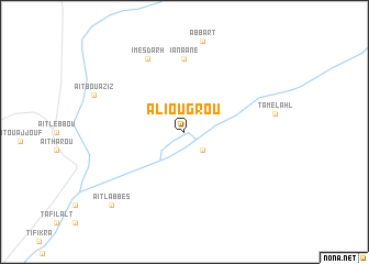 map of Ali Ou Grou