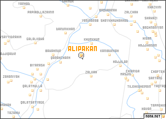 map of ‘Alī Pakān