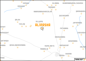 map of ‘Alī Pāshā