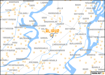 map of Alīpur