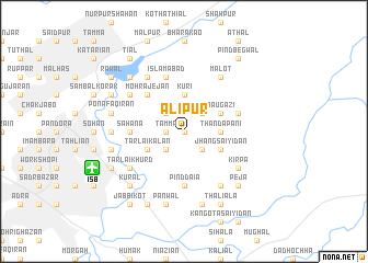 map of Alīpur