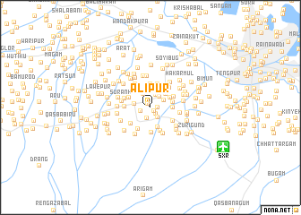 map of Alīpur