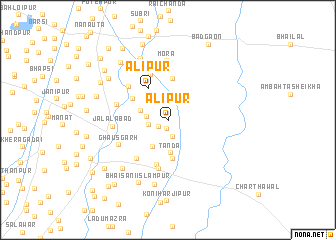 map of Alīpur