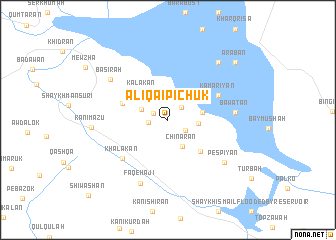 map of Āliqa-i Pichūk
