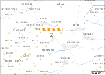 map of Əliqasımlı