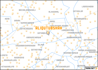 map of Ali Qutub Shāh