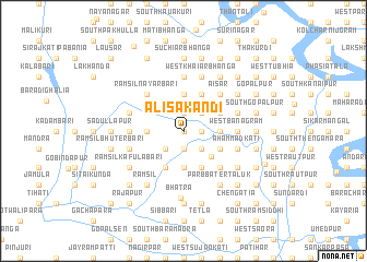 map of Alisakāndi