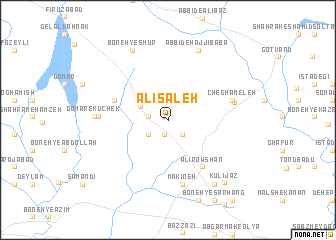 map of ‘Alī Şāleh