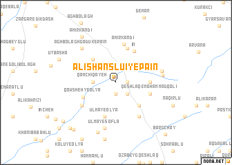 map of ‘Alī Shānslū\