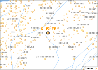 map of Ali Sher