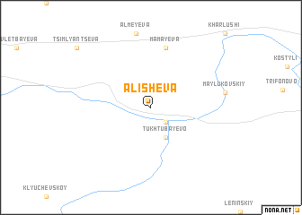 map of Alisheva