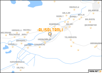 map of Əlisoltanlı