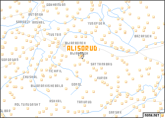 map of ‘Alī Sorūd