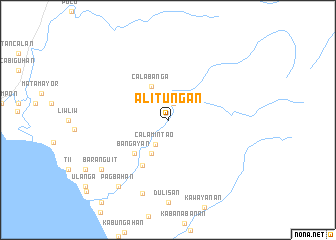 map of Alitungan