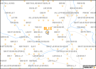 map of Alix