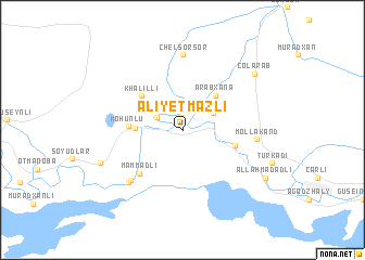 map of Əliyetmǝzli